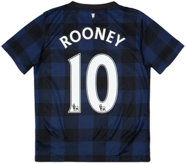 2013-14 Manchester United Away Shirt Rooney #10 - 5/10 - (L.Boys)