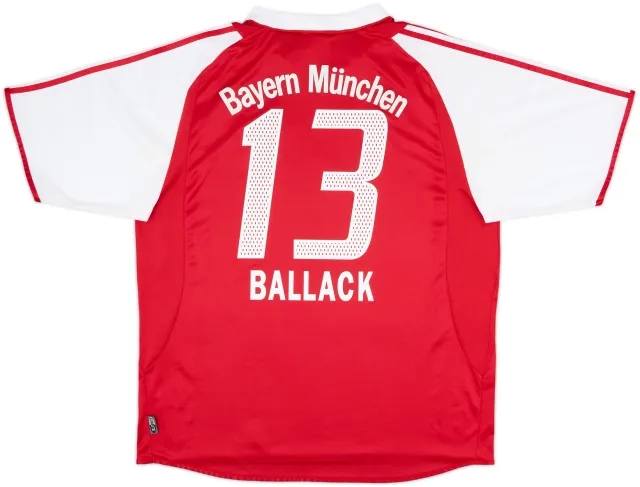 2003-04 Bayern Munich Home Shirt Ballack #13 - 8/10 - (XL)