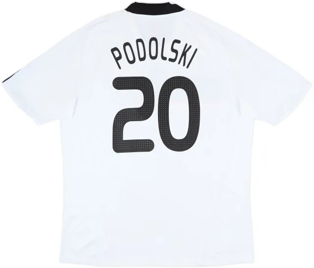 2008-09 Germany Home Shirt Podolski #20 - 7/10 - (XXL)