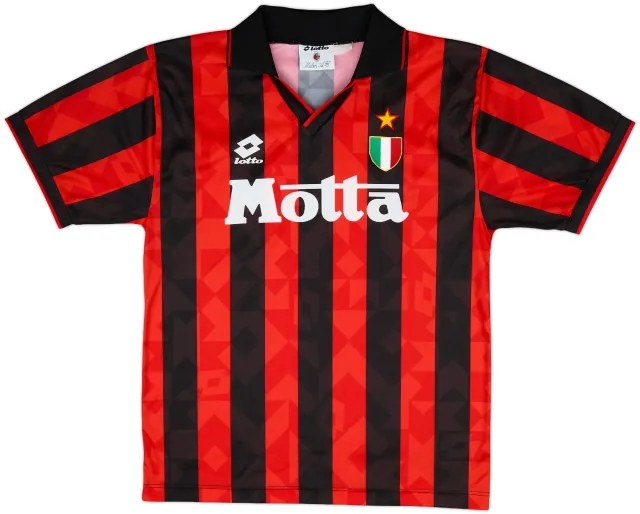1993-94 AC Milan Home Shirt - 8/10 - (M)