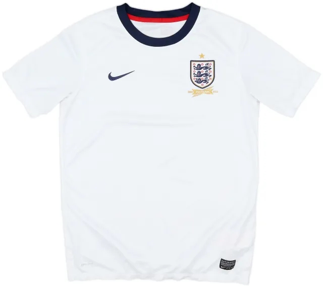 2013 England 150th Anniversary Home Shirt - 8/10 - (XL.Boys)