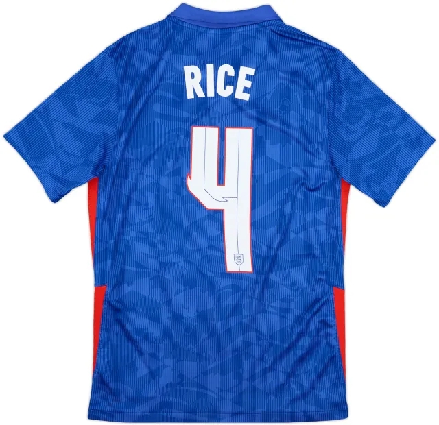 2020-21 England Away Shirt Rice #4 - 10/10 - (S)