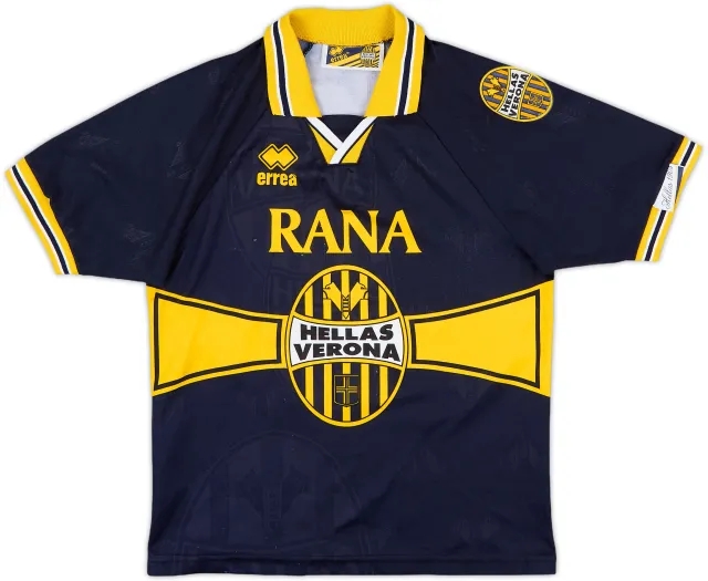 1995-96 Hellas Verona Home Shirt - 8/10 - (L.Boys)
