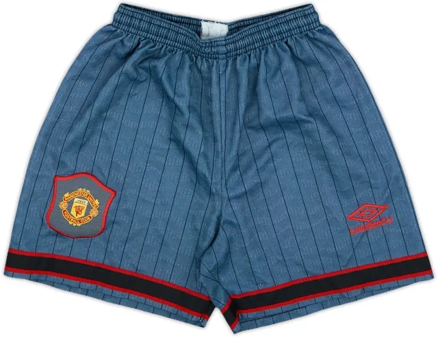 1995-96 Manchester United Away Shorts - 7/10 - (L.Boys)