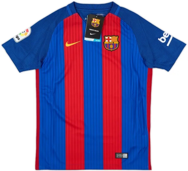 2016-17 Barcelona Home Shirt (M.Boys)