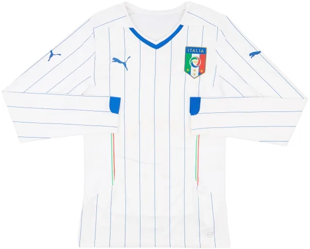 2014-15 Italy Player Issue ACTV Away L/S Shirt - 9/10 - (XL)