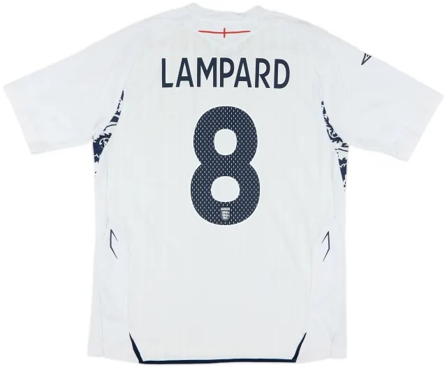 2007-09 England Home Shirt Lampard #8 - 5/10 - (L)