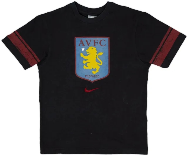 2008-09 Aston Villa Nike Graphic Tee - 7/10 - (S)