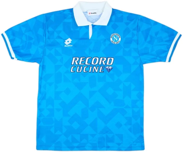 1994-96 Napoli Match Issue Home Shirt #7