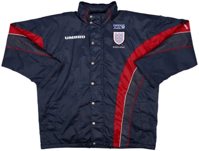 1998-99 England Umbro Hooded Rain Jacket - 6/10 - (XXL)