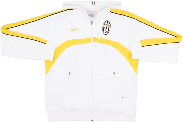 2006-07 Juventus Nike Hooded Track Jacket - 8/10 - (L)