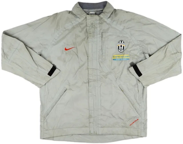 2007-08 Juventus Nike Hooded Rain Jacket - 6/10 - (L)