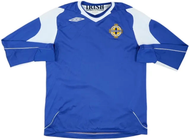 2006-08 Northern Ireland Away L/S Shirt - 6/10 - (M)