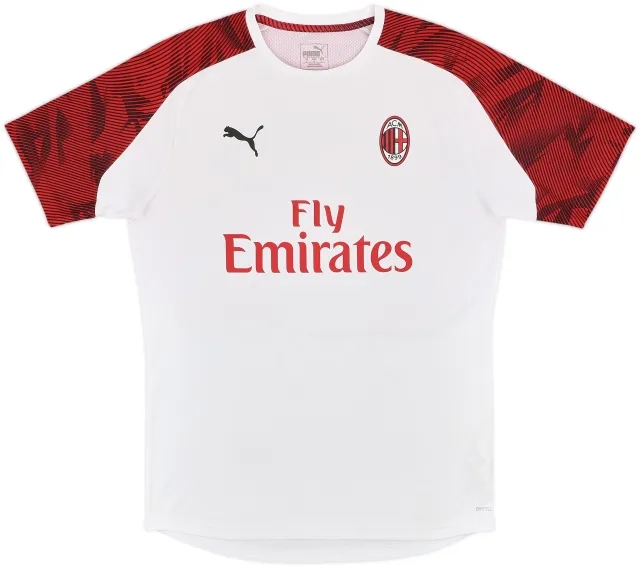 2019-20 AC Milan Puma Training Shirt - 10/10 - (L)