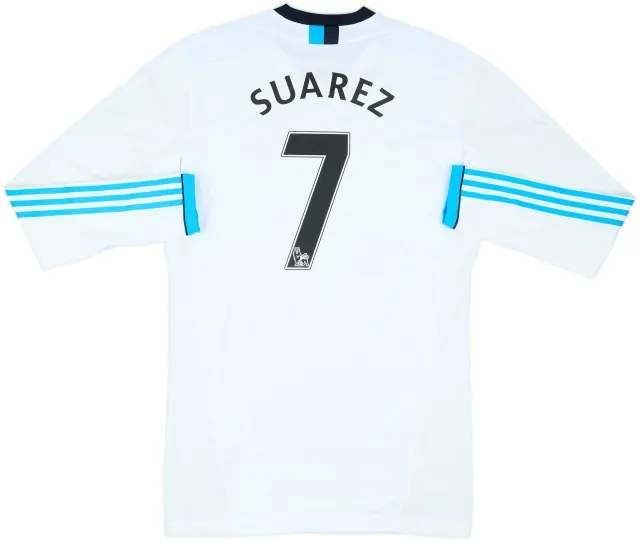 2011-12 Liverpool Player Issue TechFit Third L/S Shirt Suarez #7 - 8/10 - (XXL)