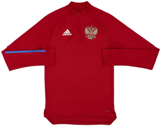 2018-20 Russia adidas 1/4 Zip Training Top - 8/10 - (XS)