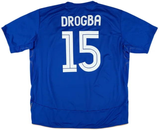 2005-06 Chelsea Centenary Home Shirt Drogba #15 - 8/10 - (3XL)