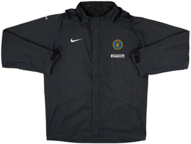 2006-07 Inter Milan Nike Hooded Rain Jacket - 8/10 - (S)