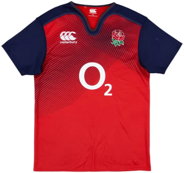 2015-16 England Rugby Canterbury Training Shirt - 8/10 - (M)