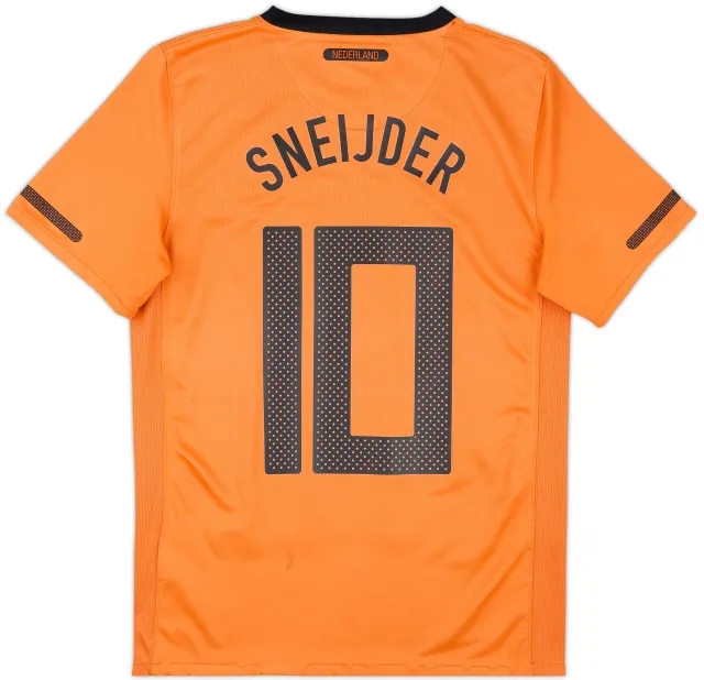 2010-11 Netherlands Home Shirt Sneijder #10 - 5/10 - (S)