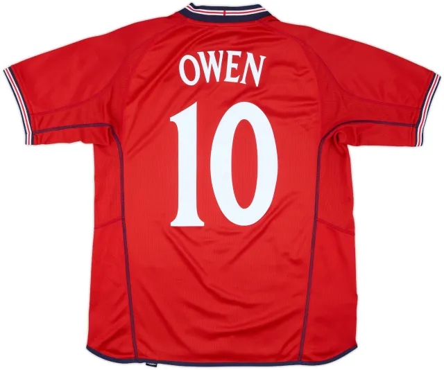 2002-04 England Away Shirt Owen #10 - 6/10 - (M)