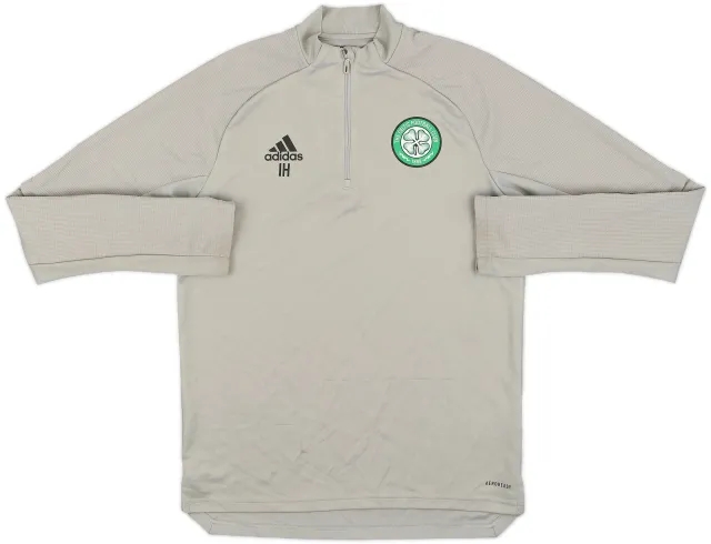 2020-21 Celtic adidas Staff Issue 1/4 Zip Drill Top IH - 6/10 - (M)