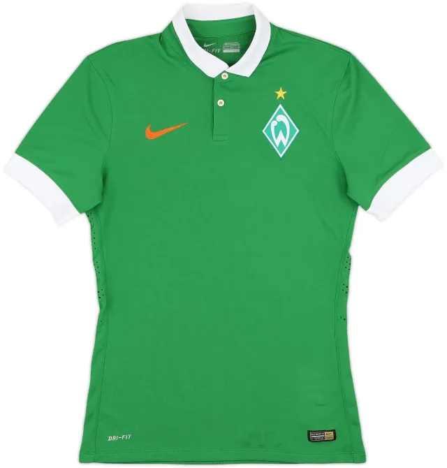2014-15 Werder Bremen Authentic Home Shirt - 10/10 - (M)