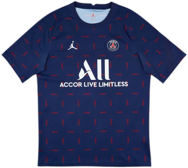 2021-22 Paris Saint-Germain Nike Jordan Training Shirt - 7/10 - (M)