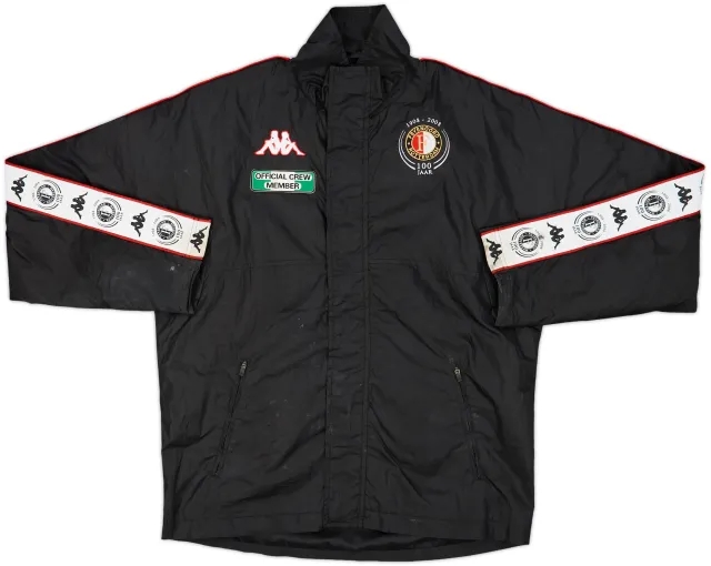 2007-08 Feyenoord Centenary Kappa Staff Issue Track Jacket - 7/10 - (S)