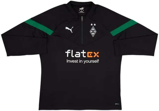 2021-22 Borussia Monchengladbach Puma 1/4 Zip Training Top - 8/10 - (XL)