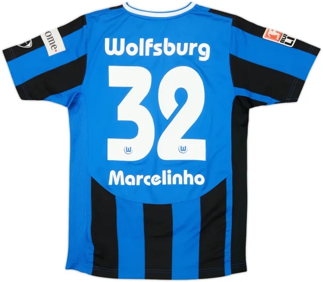 Nike Wolfsburg Boys SS Away Shirt 2007/08