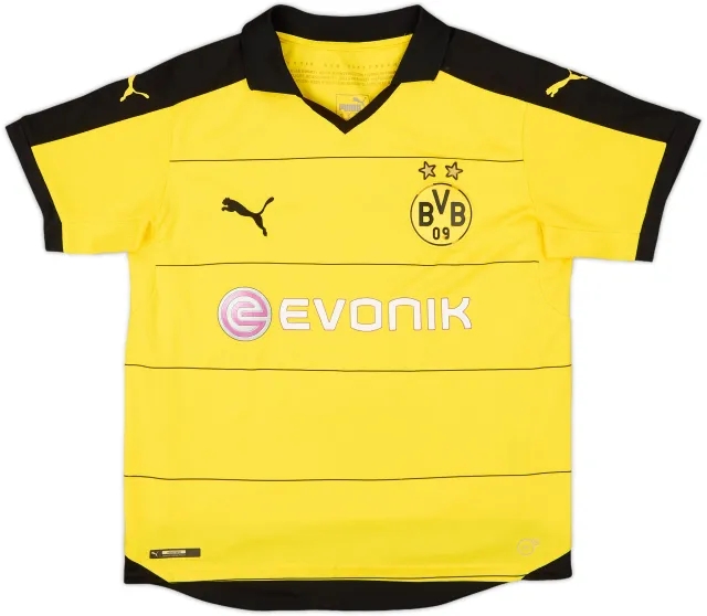 2015-16 Borussia Dortmund Home Shirt - 5/10 - (XL.Boys)