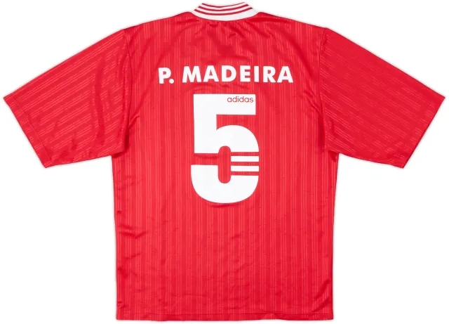 1997-98 Benfica Basic Home Shirt P. Madeira #5 - 6/10 - (S)