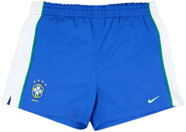 1998-00 Brazil Home Shorts - 6/10 - (L)
