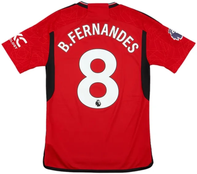 2023-24 Manchester United Home Shirt B.Fernandes #8 - 10/10 - (S)