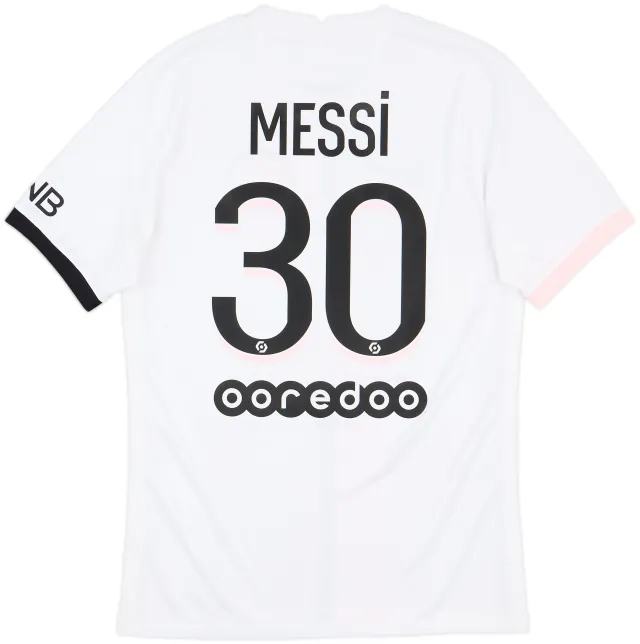 2021-22 Paris Saint-Germain Away Shirt Messi #30 - 5/10 - (S)