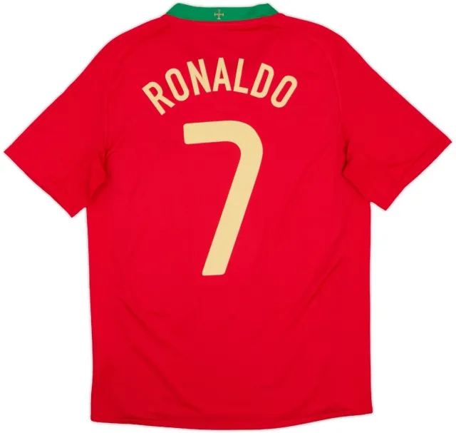 Nike Portugal Mens SS Home Shirt 2008