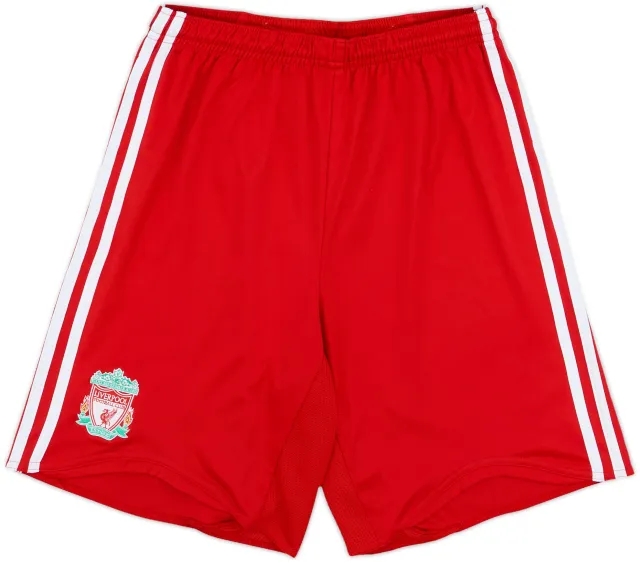 2008-10 Liverpool Home Shorts - 8/10 - (L.Boys)
