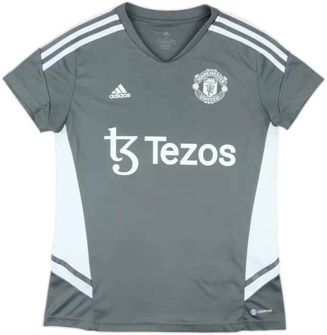 2021-22 Manchester United adidas Training Shirt - 8/10 - (Women's M)