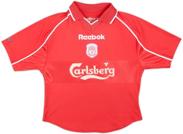 2000-02 Liverpool Home Shirt - 6/10 - (S.Boys)