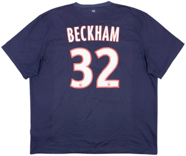 2012-13 Paris Saint-Germain Home Shirt Beckham #32 - 5/10 - (XXL)