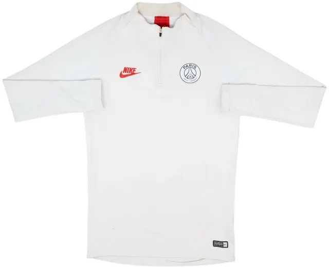 2019-20 Paris Saint-Germain Nike 1/4 Zip Drill Top - 5/10 - (S)