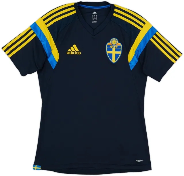2014-15 Sweden adidas Training Shirt - 9/10 - (S)