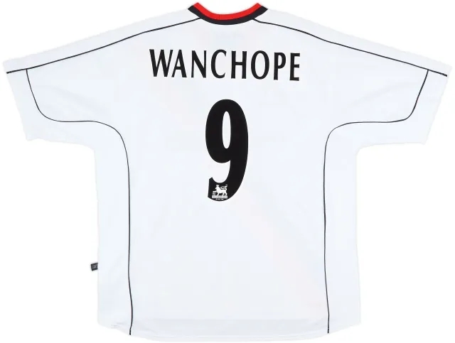 2002-03 Manchester City Away Shirt Wanchope #9 - 10/10 - (XL)