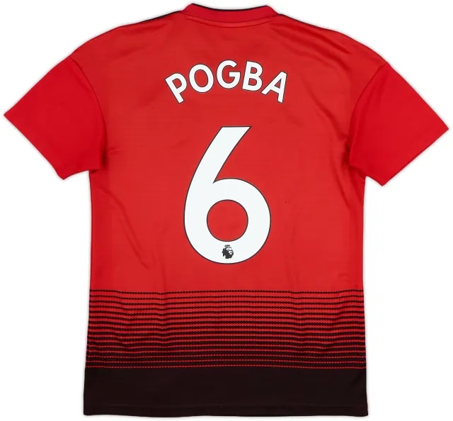 2018-19 Manchester United Home Shirt Pogba #6 - 6/10 - (XS)