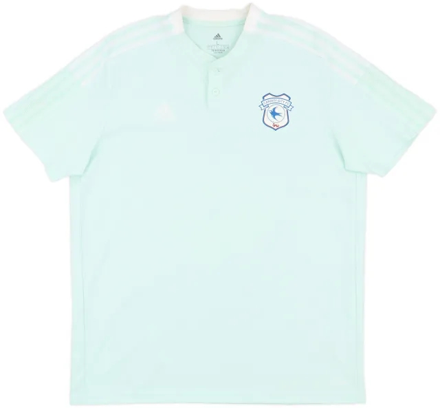 2021-22 Cardiff City adidas Polo Shirt - 8/10 - (L)