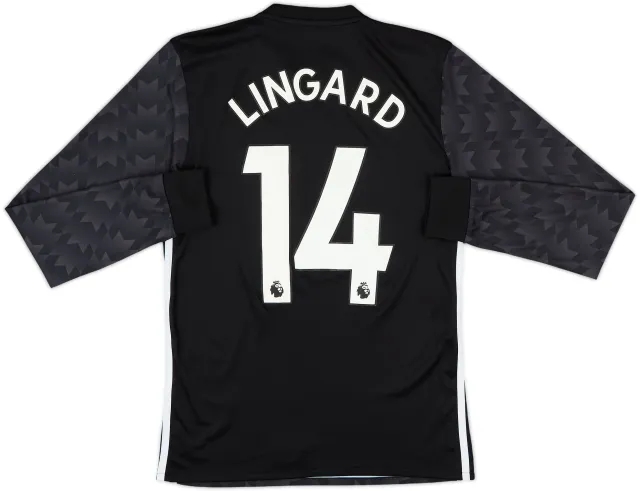 2017-18 Manchester United Away L/S Shirt Lingard #14 - 8/10 - (XS)