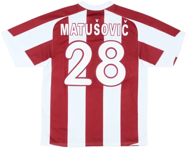 2006-07 Sparta Prague Away Shirt Matusovic #28 - 7/10 - (M)