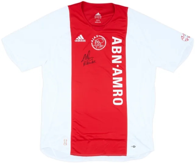 2006-07 Ajax Signed Home Shirt #6 - 8/10 - (L)