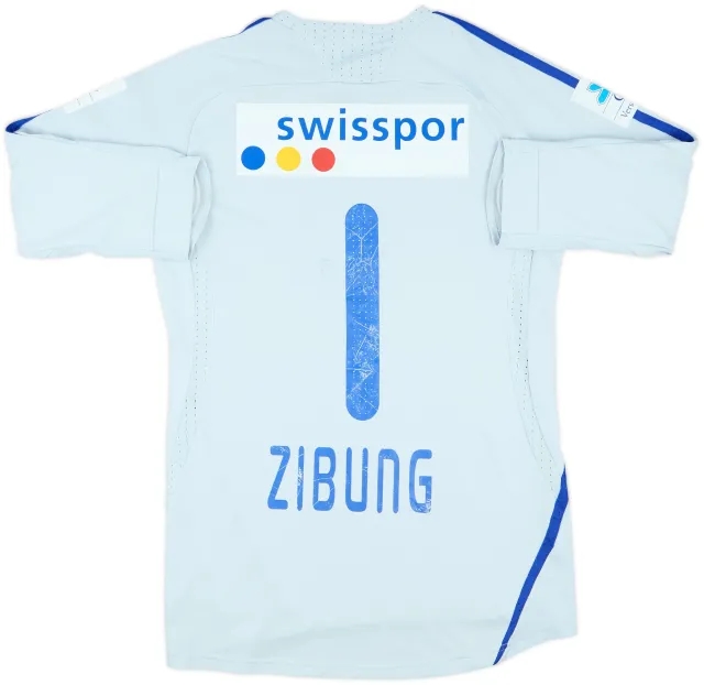 2008-10 FC Luzern Match Issue GK Shirt Zibung #1